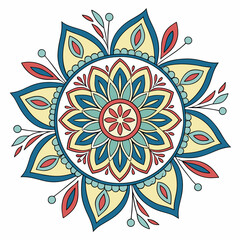 ornamental round ornament floral