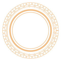 Chinese New Year Circle Frame