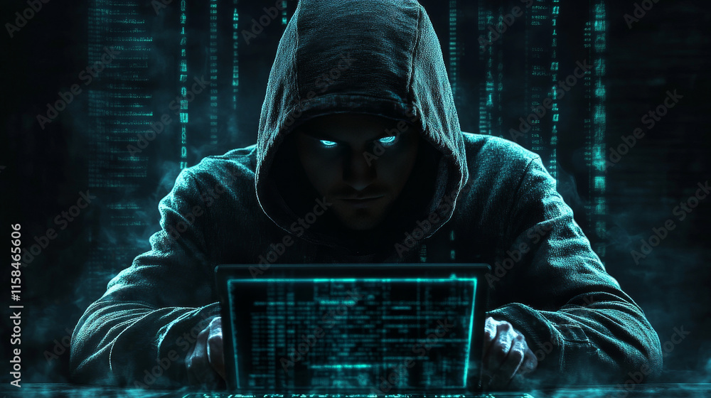 Poster abstract technology cyber security square ai privacy information network concept padlock protection 