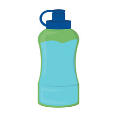 Badminton Equipment Vector Illustration - Water Bottle