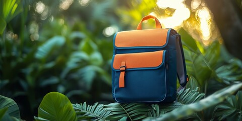 Adaptable and multifunctional school backpack ready to embark on a new journey or adventure, perfect for all your school needs and exciting explorations.