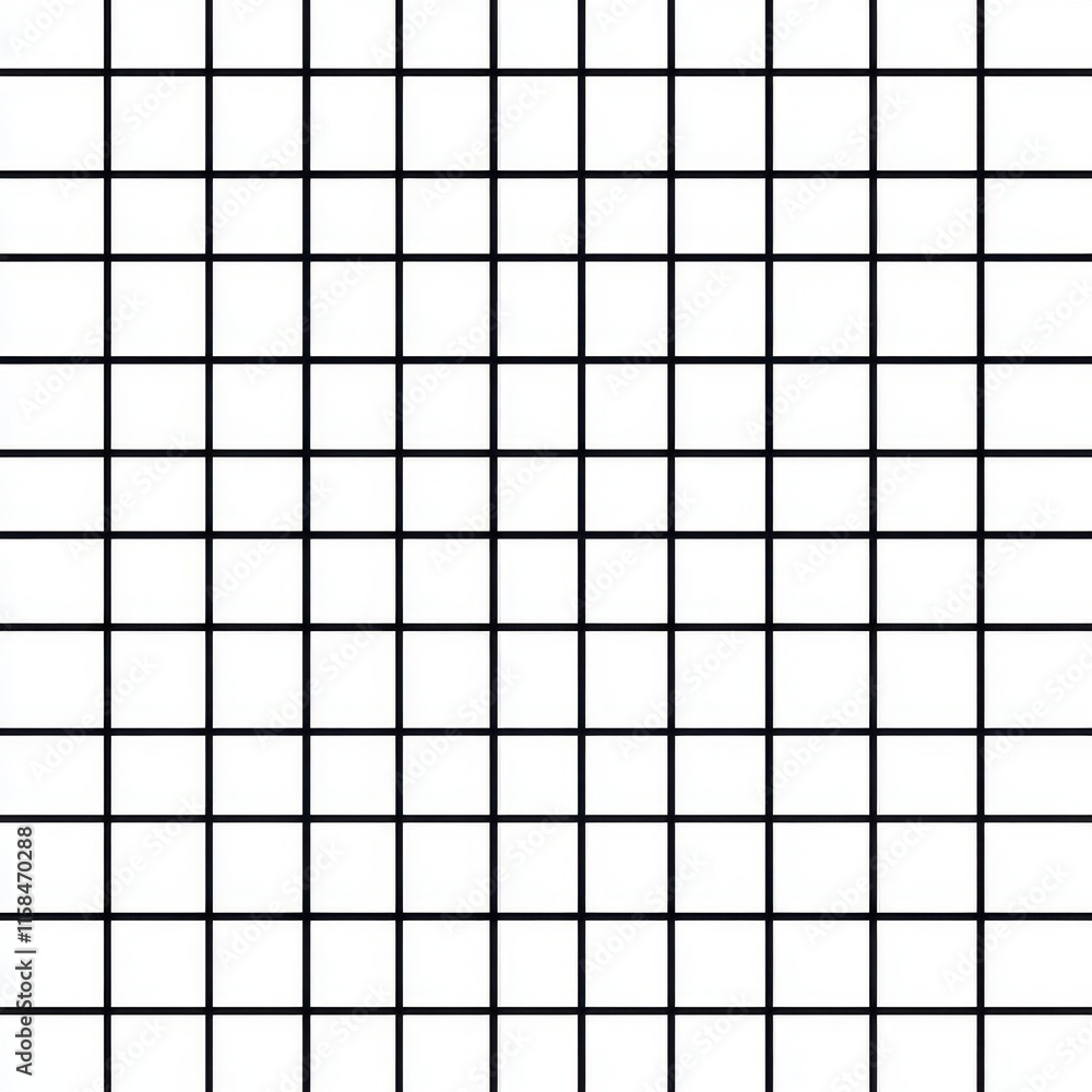 Poster a minimalist grid pattern featuring a series of black lines on a white background.