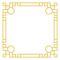 Chinese Art Frame Element