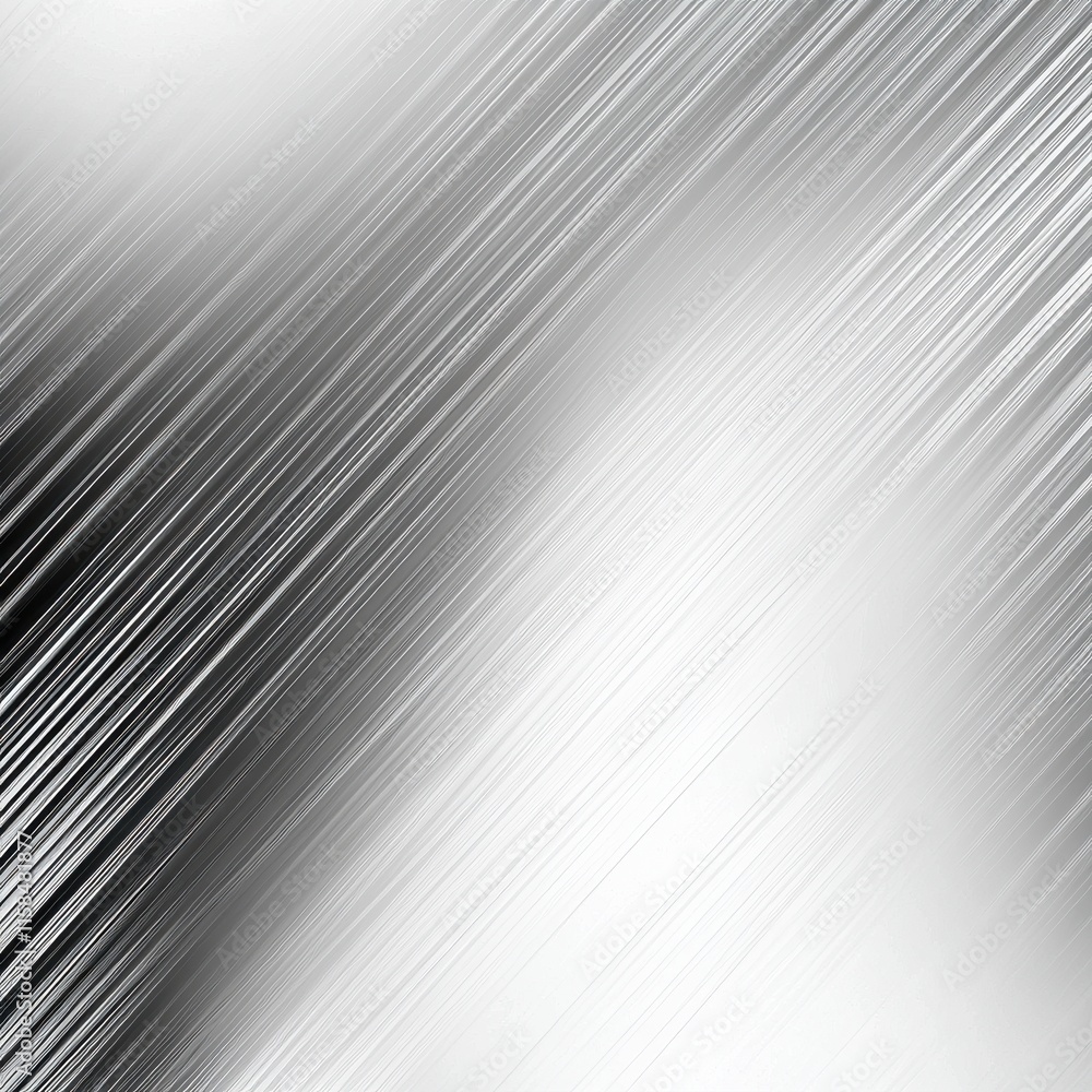 Poster abstract silver and white diagonal lines create a dynamic and modern background texture.