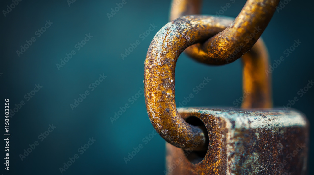 Poster abstract technology concept cyber security hand digital link on hexagon hi tech background