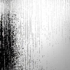 An abstract monochrome texture featuring vertical streaks and a blend of light and dark tones.