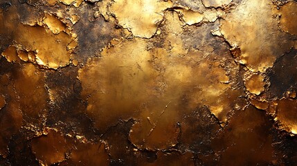 Texture Antique Worn Gold Cracked Surface Design
