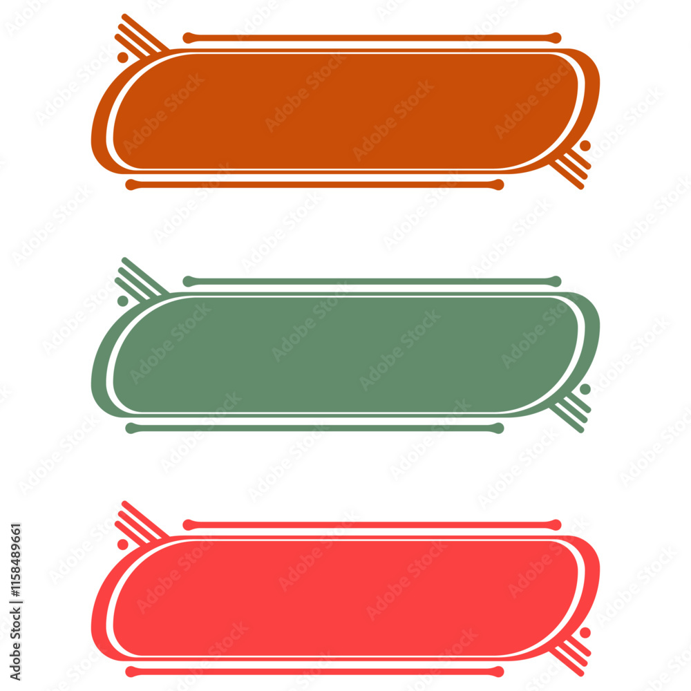 Poster set of modern organic shapes. fluid vector trendy elements. text vector geometric shapes button desi