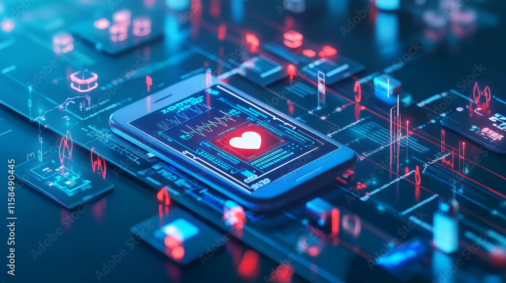 Poster abstract technology ui futuristic concept hud interface hologram elements of digital data chart, com