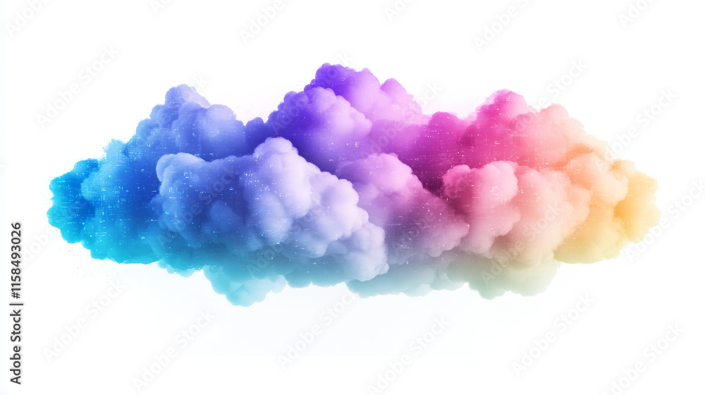 Poster abstract cloud technology with big data and information concept connection by collecting data in the