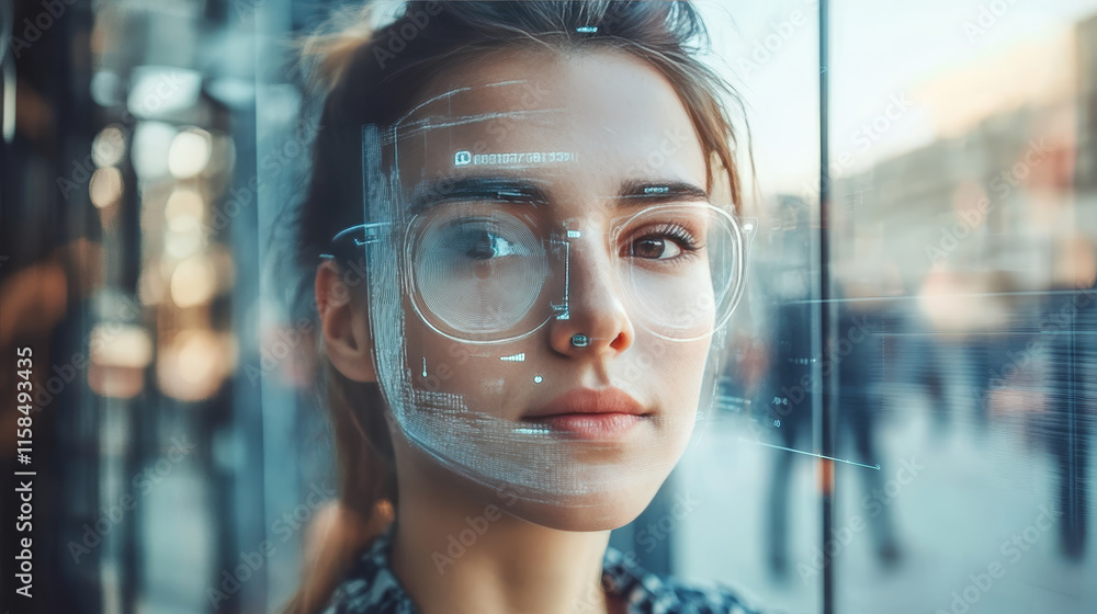 Poster concept blockchain technology vs ai comparison between the two technologies in working together iden