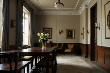 interior of a luxury hotel