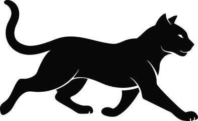A Cheetah silhouette vector design