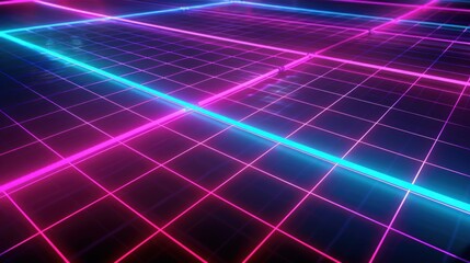 Neon Grid