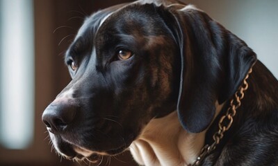 Close-up of a Great Dane Dog