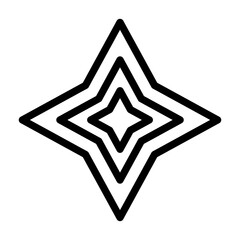 Obraz premium star Line Icon