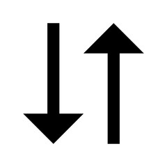 black and white arrows