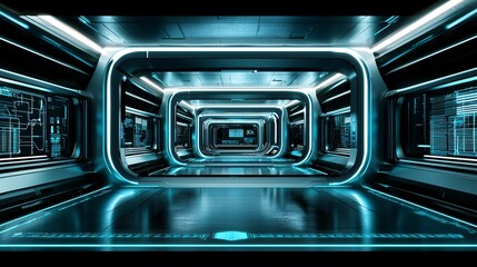 Fototapeta premium A photostock of a futuristic concept of telemedicine technology