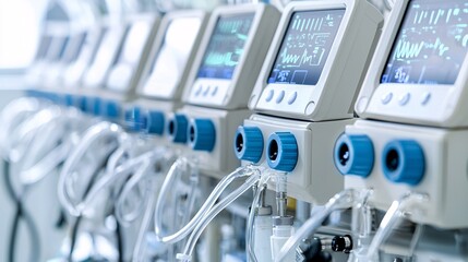 A photostock of a hospital laboratory with advanced diagnostic machines