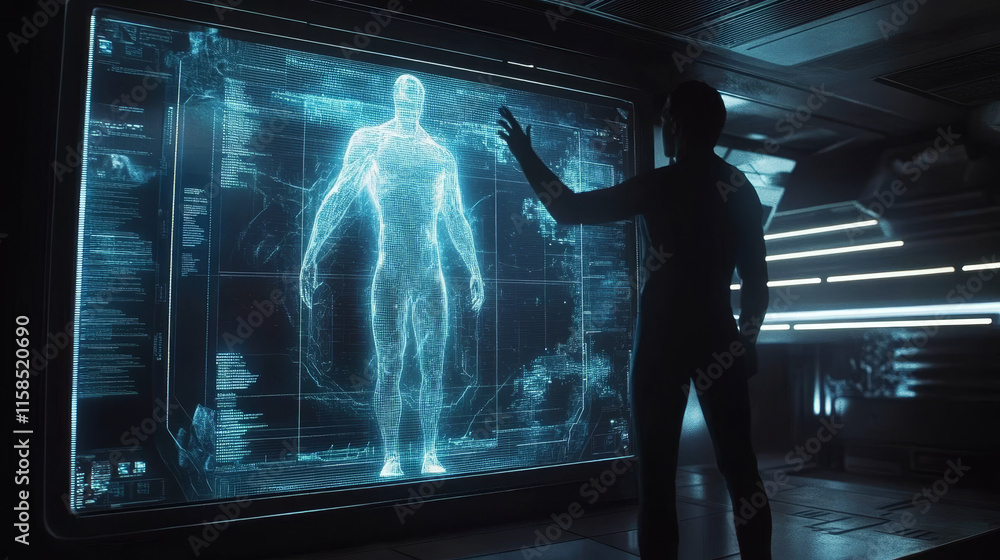 Aufkleber abstract technology ui futuristic concept hud interface hologram elements of digital data chart, com