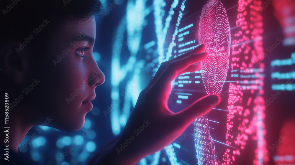 Poster abstract technology ui futuristic human medical hud interface hologram elements of digital data char