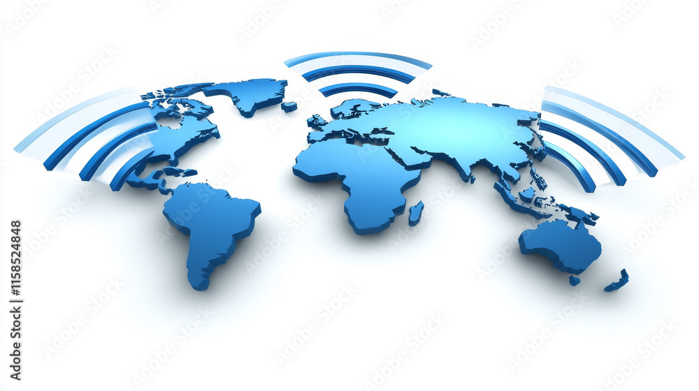 Poster wifi wireless symbol abstract data transfer big data futuristic technology background. with icon bus