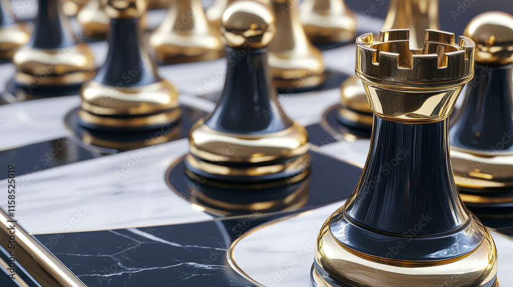 Poster abstract chess wireframe with circle technology on background.
