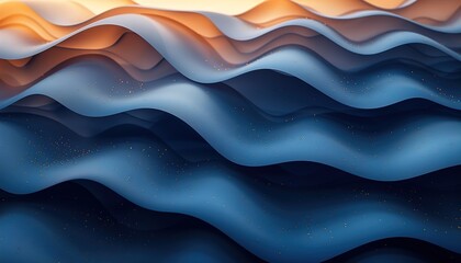 Modern luxury dark blue abstract wave background 