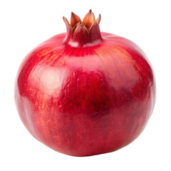 pomegranate isolated on white