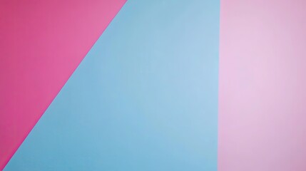 Abstract pastel pink, light blue, and rose colored background.