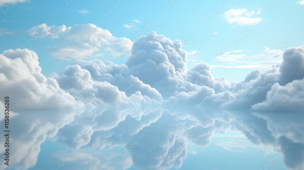 Poster abstract cloud technology with big data and interface concept connection by collecting data in the c