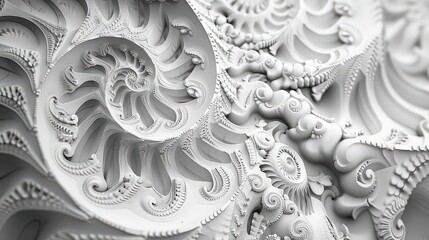 Intricate patterns drawing the viewer into a world of complexity and wonder 