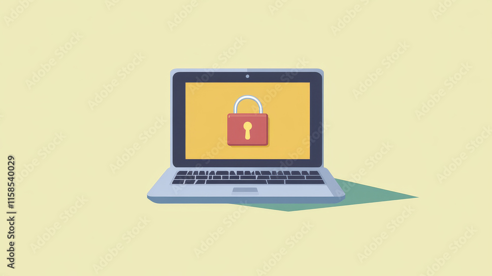Aufkleber abstract cyber security security online protection concept background square blue and digital data c