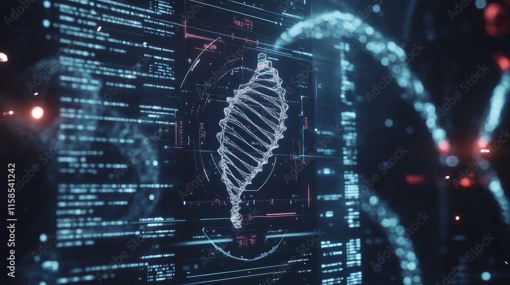 Poster abstract technology ui futuristic concept hud health interface hologram elements of digital data cha