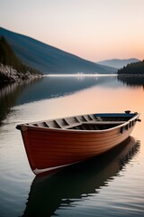 Obraz premium Boat on water