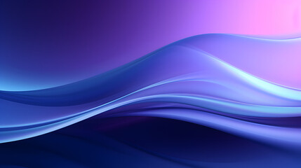 Digital purple blue wavy gradient curve abstract graphic poster background