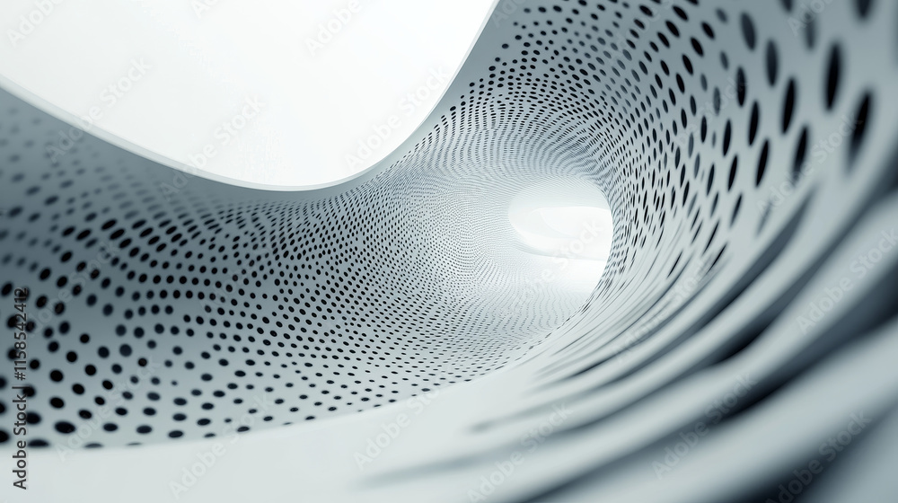 Poster abstract technology futuristic concept circle dot gray digital on hi tech future gray background net