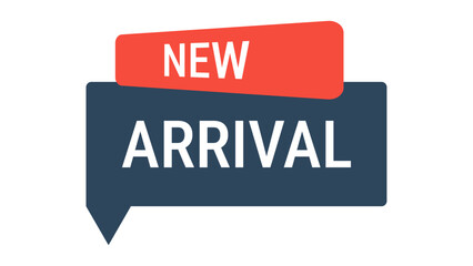 New Arrivals Vector label  Illustration