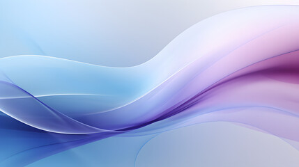 Obraz premium Digital purple blue wavy gradient curve abstract graphic poster background
