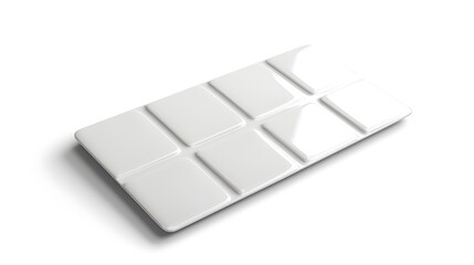 A white square with a black border. generated using AI