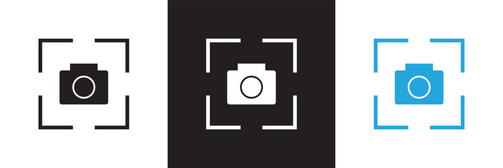 screen shot icon. Vector illustration. isolated on white and black background. EPS 10