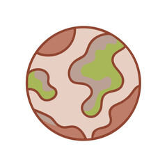 Fototapeta premium Planet Icon