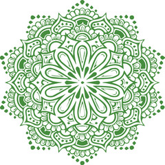 Beautiful flower art and mandala vector design