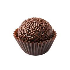 brigadeiro on white background