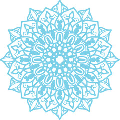 Beautiful flower art and mandala vector design