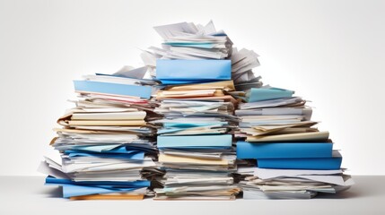 The Piled High Paperwork Stack.