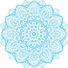 Beautiful flower art and mandala vector design