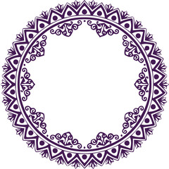 Beautiful flower art and mandala vector design