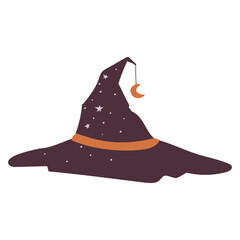 Halloween Witch Hat Illustration