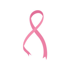 Cancer Awareness Pink RIbbon Illustration